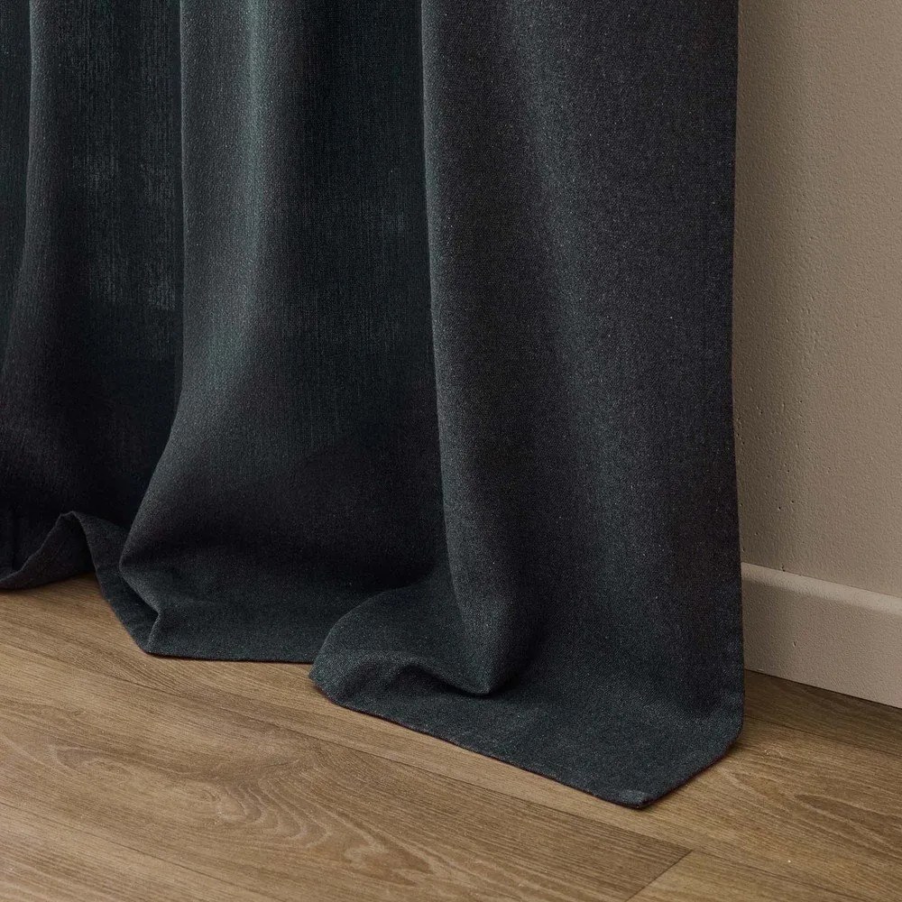 Tenda color antracite in misto cotone 140x240 cm Everest – douceur d'intérieur