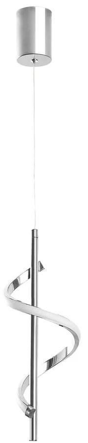 Lampadario LED argentato ø 16 cm Likma – Opviq lights