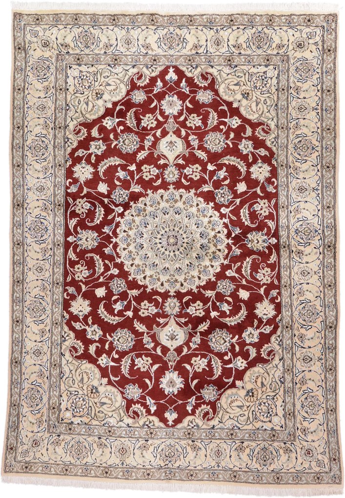 Nain Tappeto 200x280 (Iran) Annodato A Mano