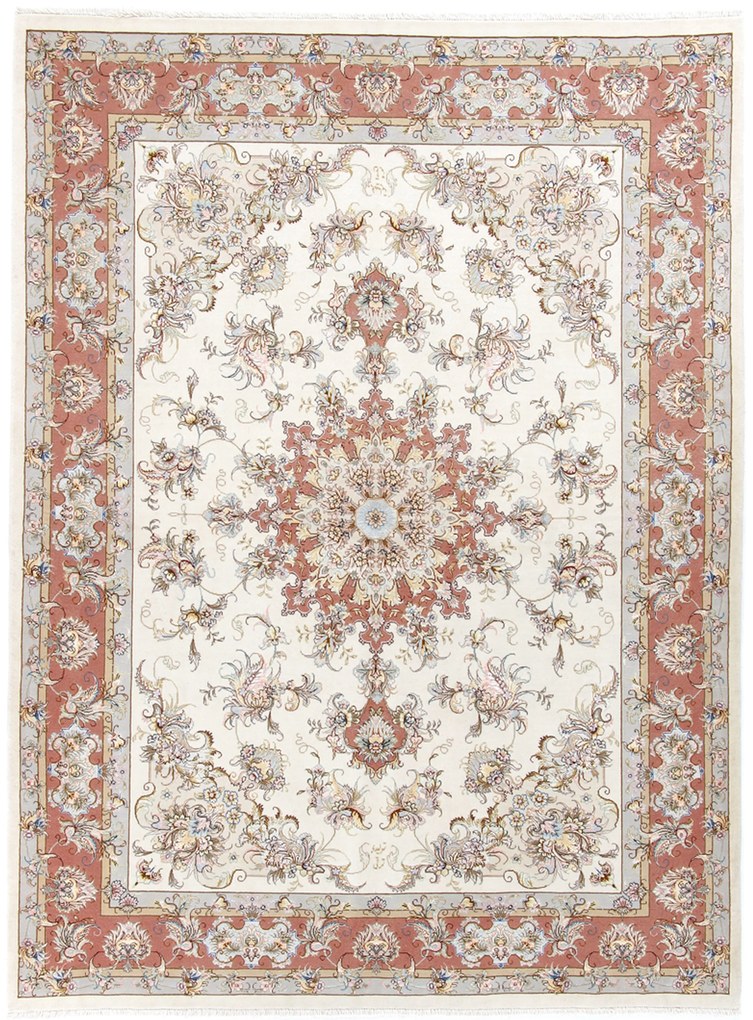 Tabriz Tappeto 210 x 150 (Iran) Annodato A Mano