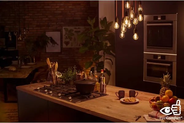 SET 2x Lampadina LED VINTAGE Philips E27/7W/230V 2700K