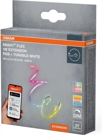 Osram - Striscia LED SMART+ FLEX RGB+TW dimmerabile 1m LED/3,4W/230V 2700-6500K Wi-Fi