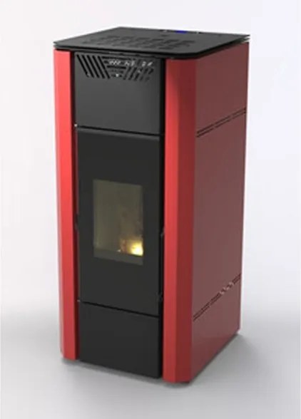 Termostufa a pellet idro Prometeo 16,09 kW Bordeaux - C Line Air