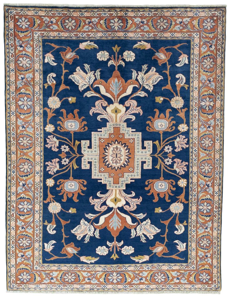 Sarouk Tappeto persiano 270x210 Blu (Iran) Annodato A Mano