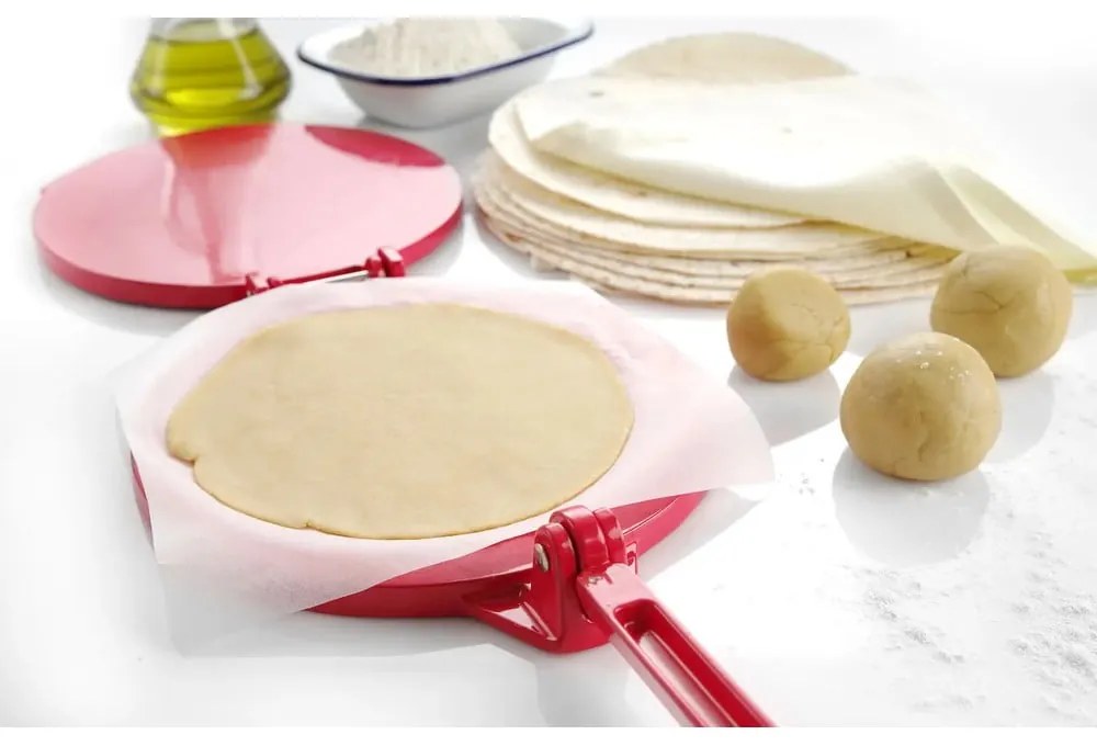 Pressa per tortilla rossa - Hendi