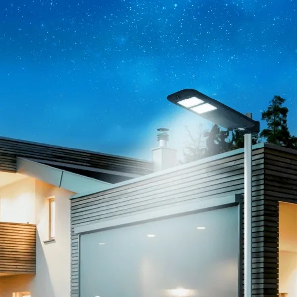 Aigostar - Lampada stradale solare LED con sensore LED/180W/4V 7500mAh IP65 + +TC