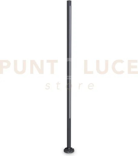 Jedi paletto led 3000k 25w  2600 lm h.160,5cm ip65 antracite