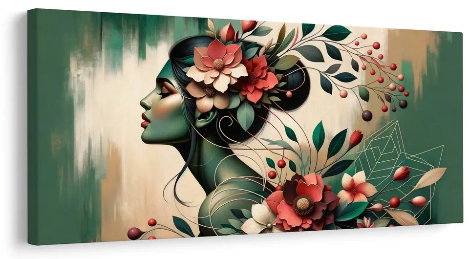 Quadro su tela – Musa dei fiori