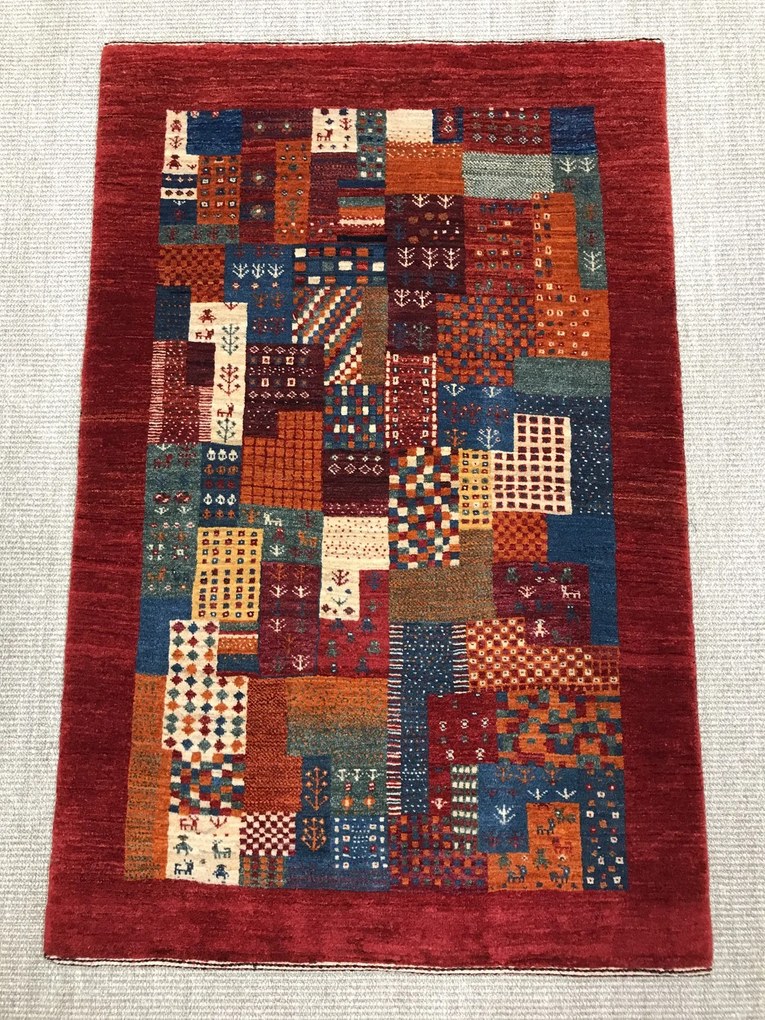Loribaft Tappeto persiano 130x80 (Iran) Annodato A Mano