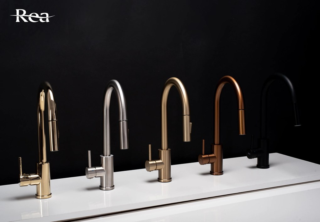Rubinetto da cucina Rea Fresh Nickel Brush INOX