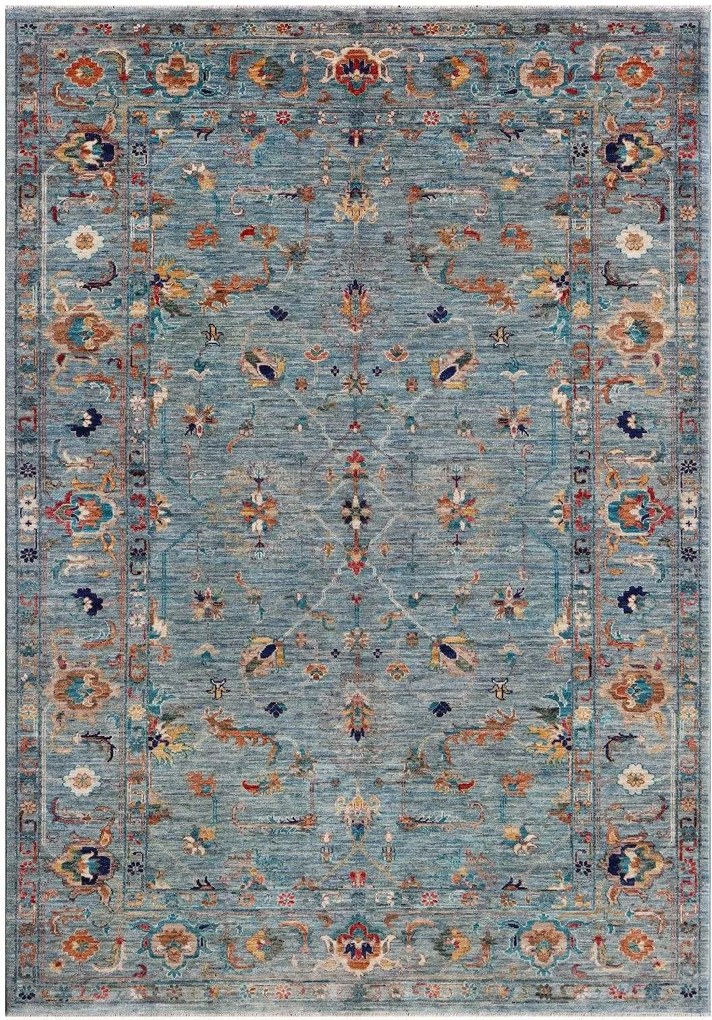 Ziegler Tappeto orientale 170x240 Blu (Pakistan) Annodato A Mano