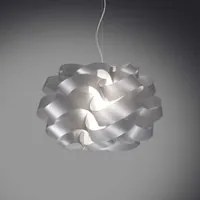 Lampadario a sospensione una luce CLOUD Argento diametro 40x h30 cm