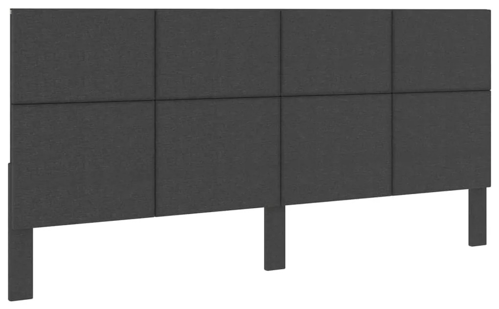 Testiera Letto Grigio Scuro İn Tessuto 200x200 Cm /