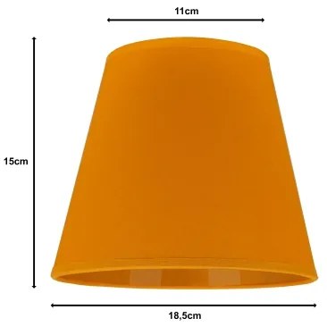 Duolla - Paralume SOFIA XS E14 diametro 18,5 cm giallo