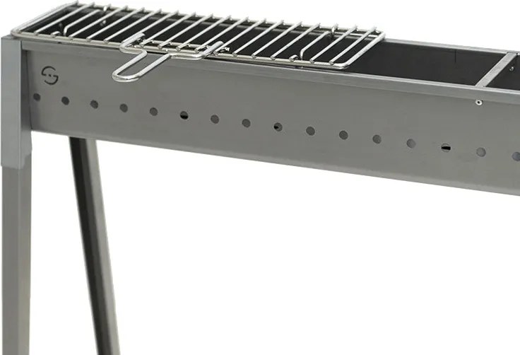 Cuoci Arrosticini a Carbone 100 cm Lisa Luxury Torino 100...