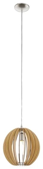 Eglo 94764 - Lampadario COSSANO 1xE27/60W/230V