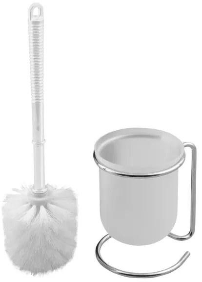 Aqualine - Scopino da terra SIMPLE LINE bianco/cromo lucido