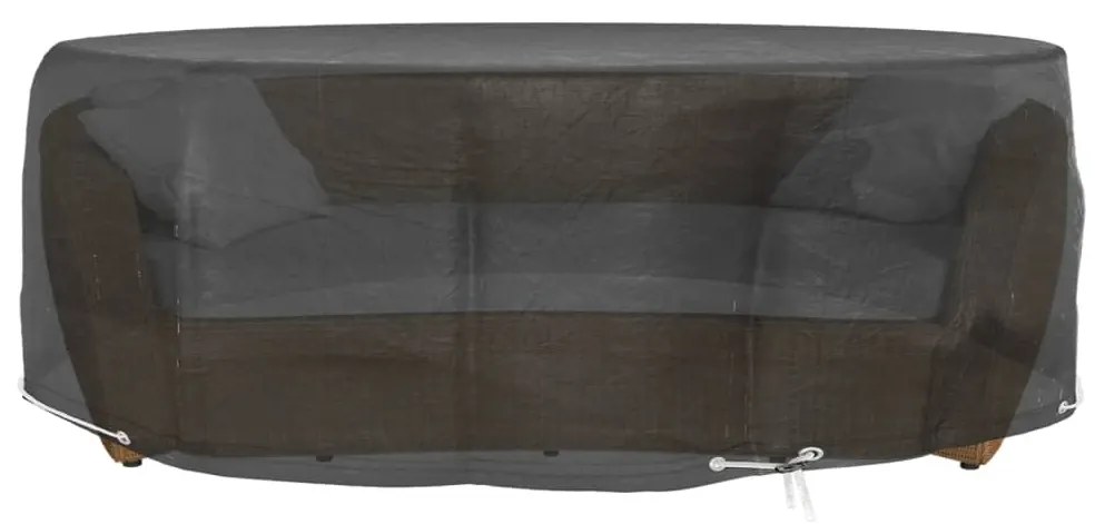 Copertura divano isola con 10 occhielli Ø236x67 cm rotondo