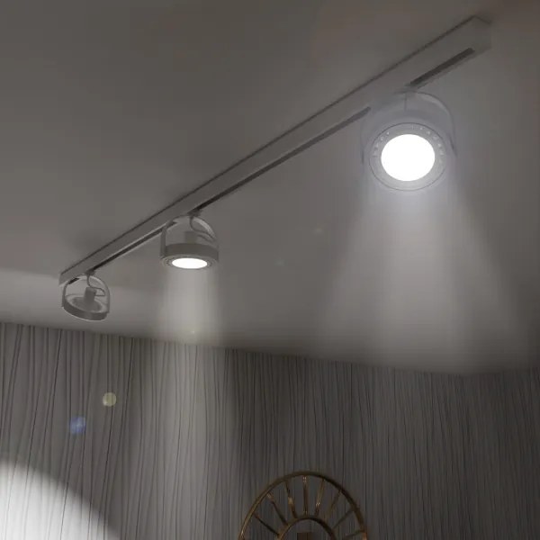 Faretto a binario LUGAR AR111 3xGU10/25W/230V bianco