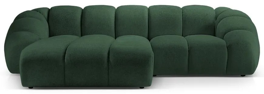 Divano angolare verde (con penisola a sinistra) Diana – Micadoni