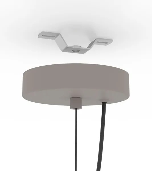 Eglo 900159 - Lampadario a sospensione con filo CAMASCA 1xE27/40W/230V grigio