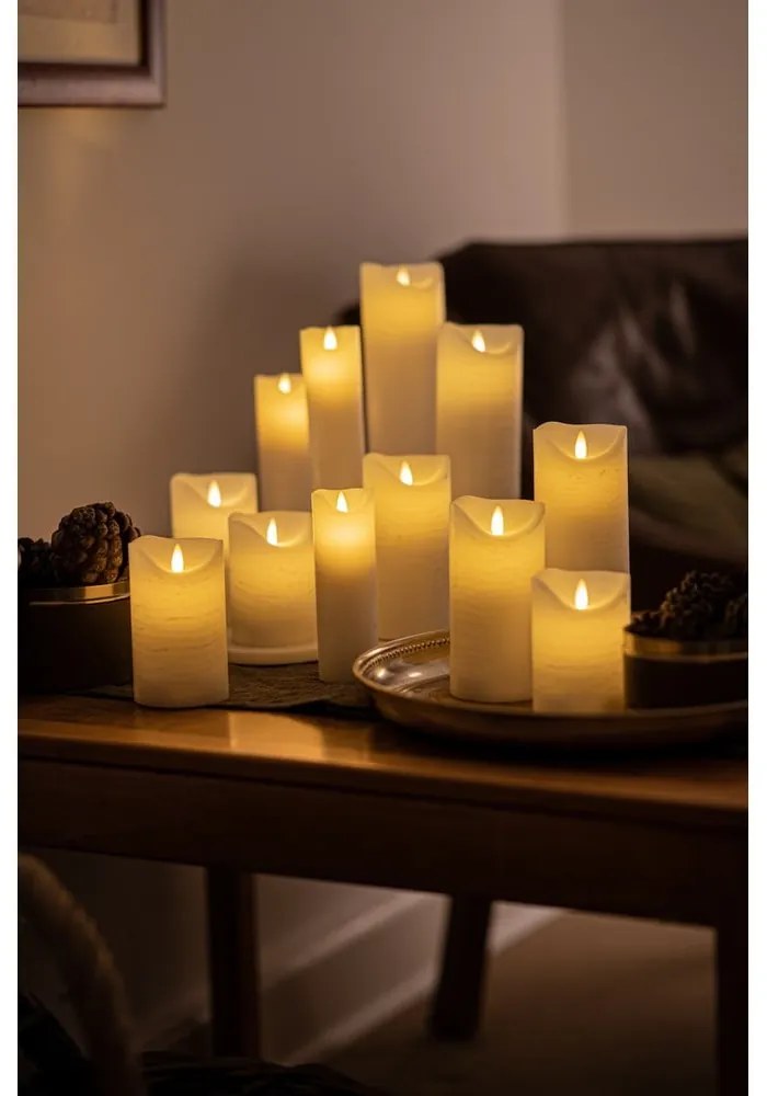 Candela a LED (altezza totale 15 cm) Sara – Sirius