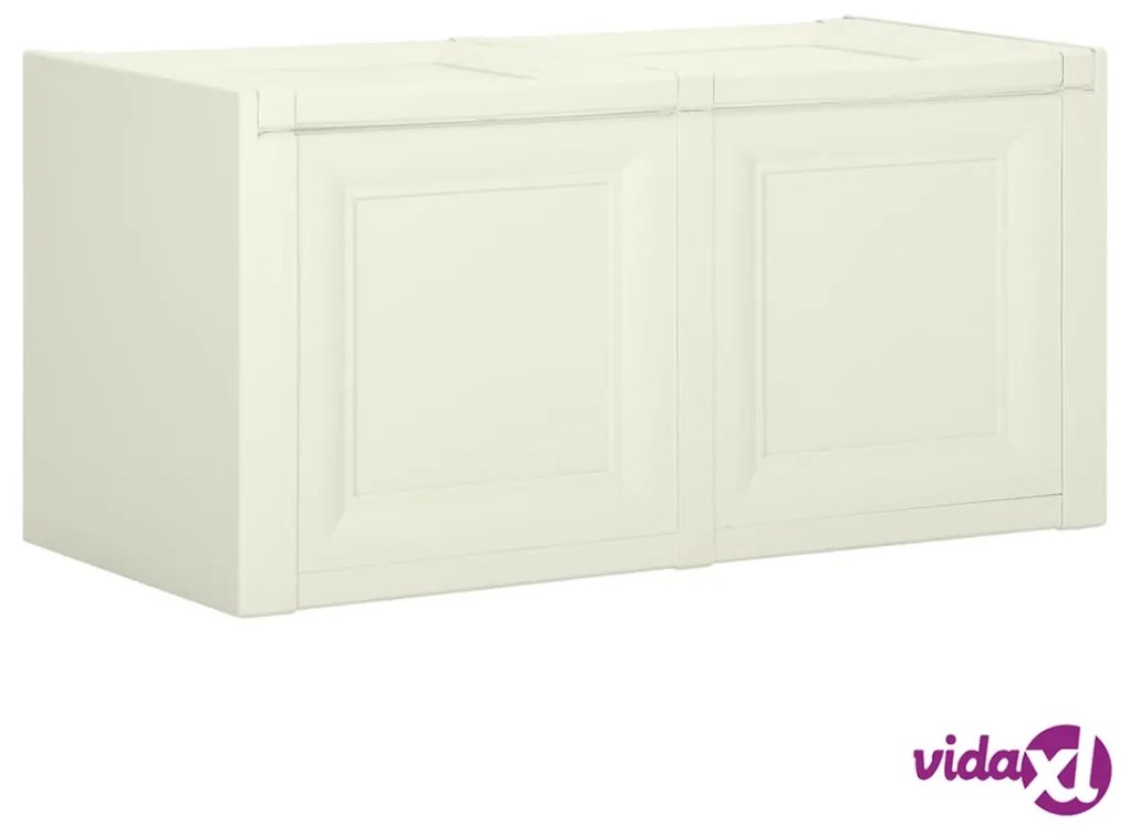 vidaXL Baule per Cuscini Vaniglia 86x40x42 cm 85 L