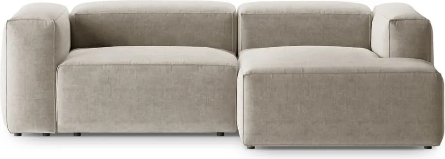 Divano angolare beige (con penisola a destra/con chaise lounge) Bergamo – Cosmopolitan Design