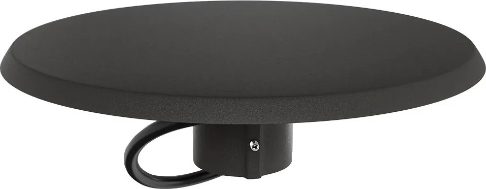 Lampione LED Circolare Nero 30W 50W 70W IP65 CCT Bianco Variabile Colore Bianco Variabile CCT