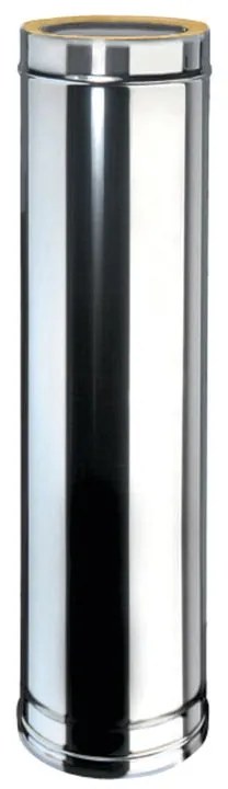 Condotto a doppia parete Tubo DP coib Aisi 316L d.180/230 in inox 100 cm