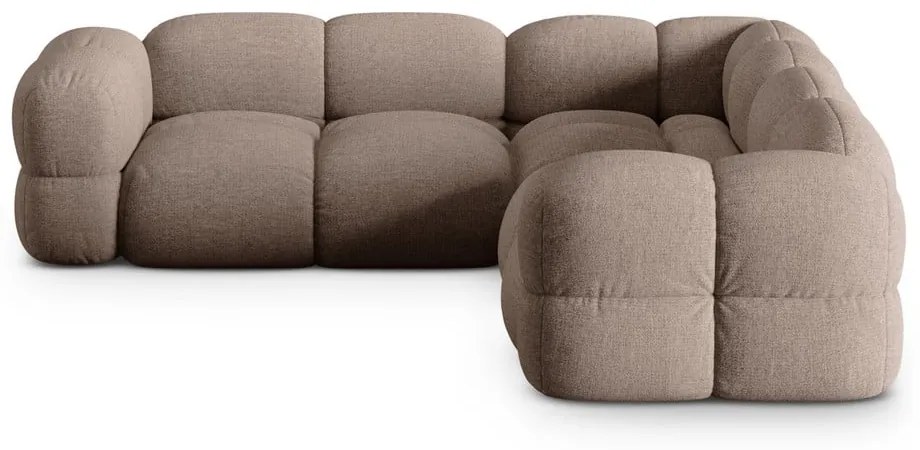 Divano angolare marrone Loretto – Cosmopolitan Design