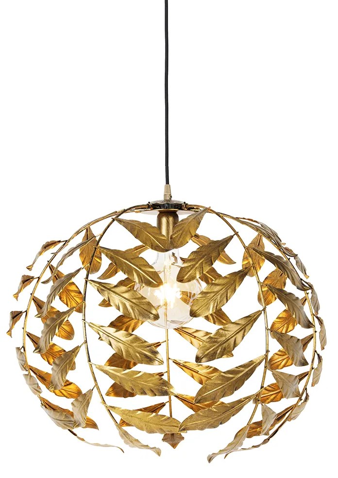 Lampada a sospensione vintage oro antico 50 cm - Linden