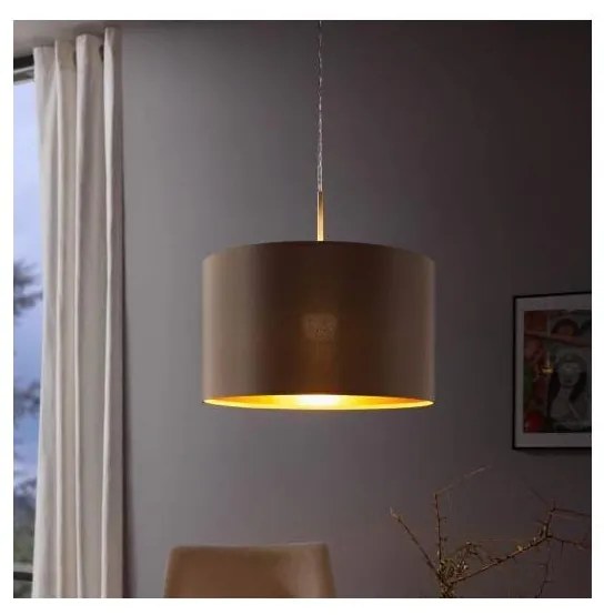 Eglo 31602 - Lampadario a sospensione con filo MASERLO 1xE27/60W/230V