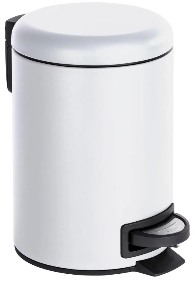 WENKO 22142800 - Cestino LEMAN 17x25 cm bianco/nero