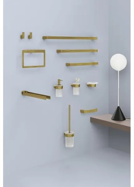 Gedy - Porta carta igienica PIRENEI oro opaco