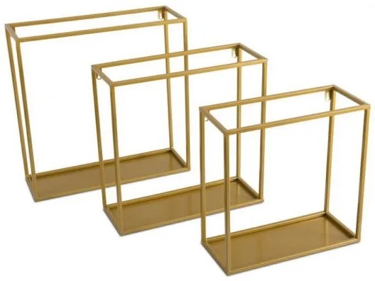 Mensola a muro 35x35 cm oro