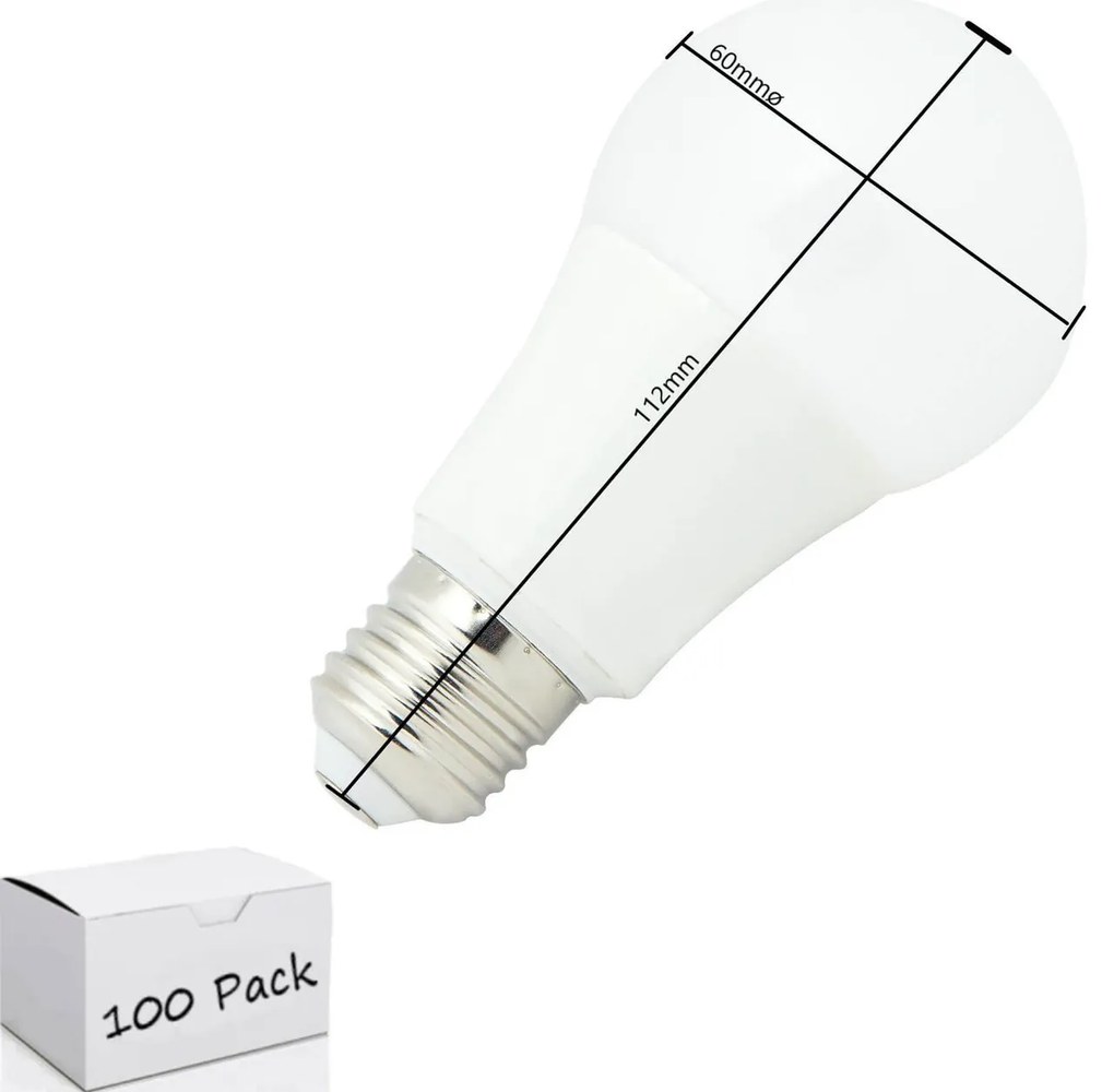 Lampadina LED E27 105W 105lm/W Colore Bianco Caldo 2.700K