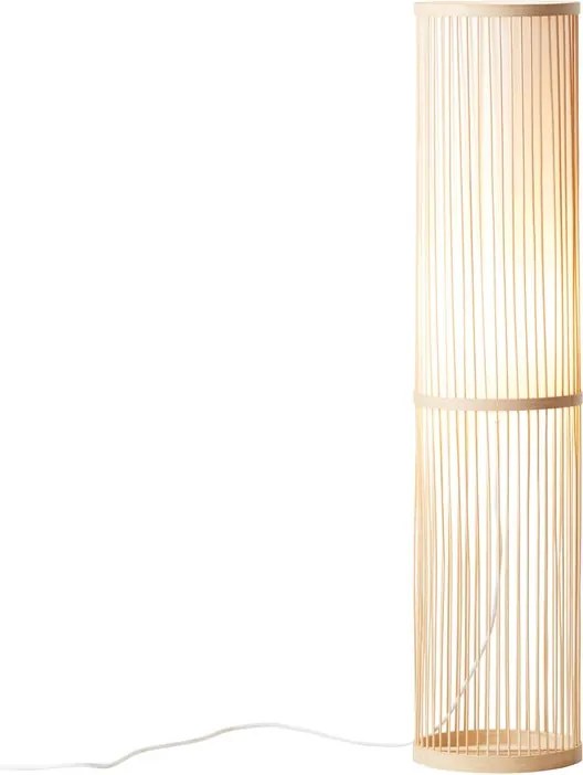 Lampada da terra Nori in bambù, H 90.5 cm, E27 BRILLIANT