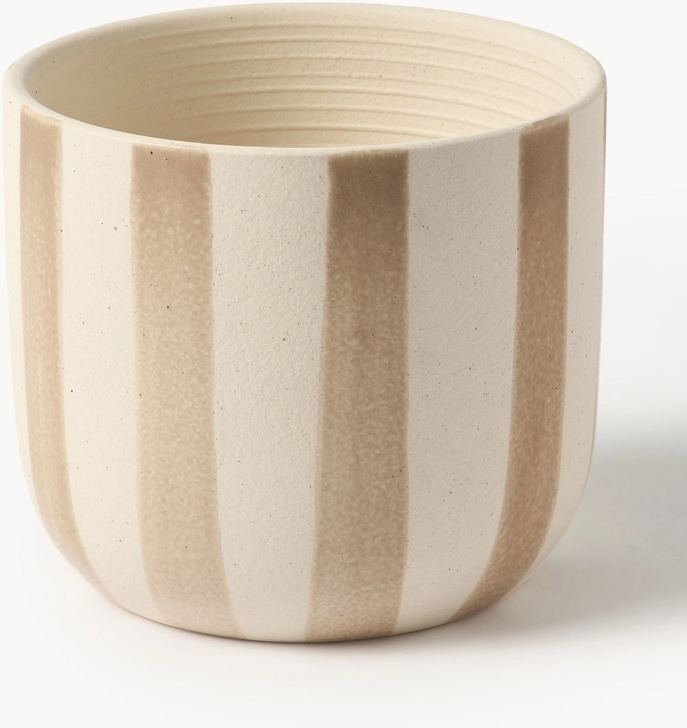 Portavaso dipinto a mano Ellen, alt. 12 cm