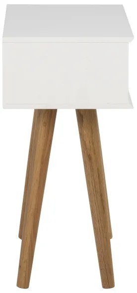 Comodino CARLY quercia/bianco