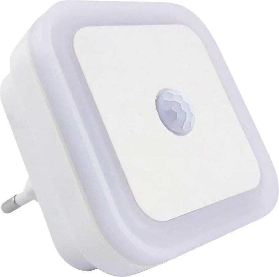 Luce notturna a LED con sensore di movimento e sensore crepuscolare LED/0,5W/230V bianco