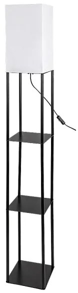 Rabalux 74191 - Lampada con piedistallo con un poličkami BRONN 1xE27/40W/230V