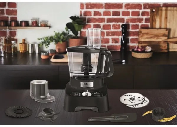 Tefal - Robot da cucina DOUBLE FORCE 1000W/230V nero