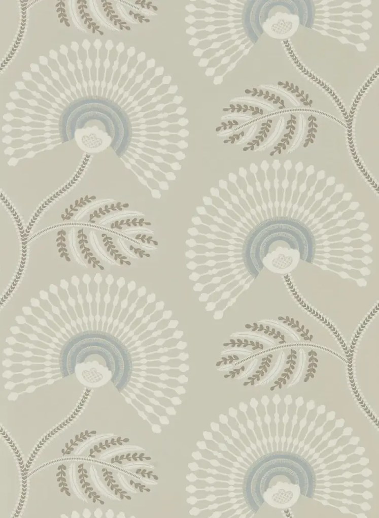 Harlequin Carta da parati Louella - Seaglass/ Pearl