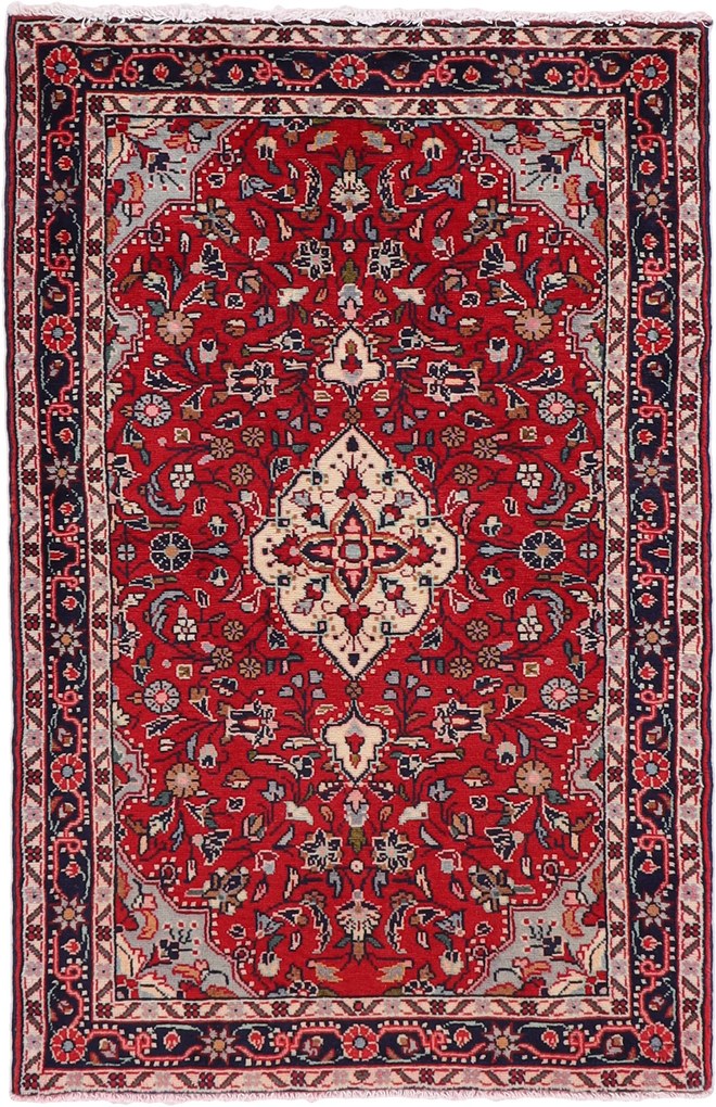 Hamedan Tappeto 130x80 (Iran) Annodato A Mano