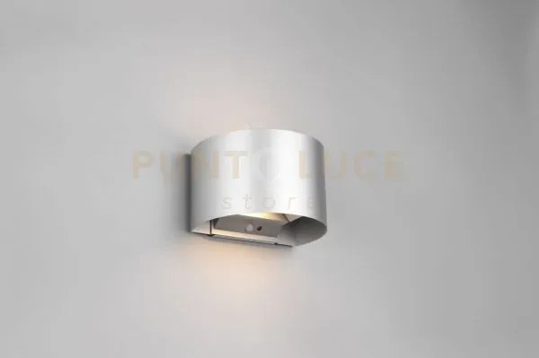 Talent applique led 1w 100lm, 3000k da esterno tonda alluminio rica...