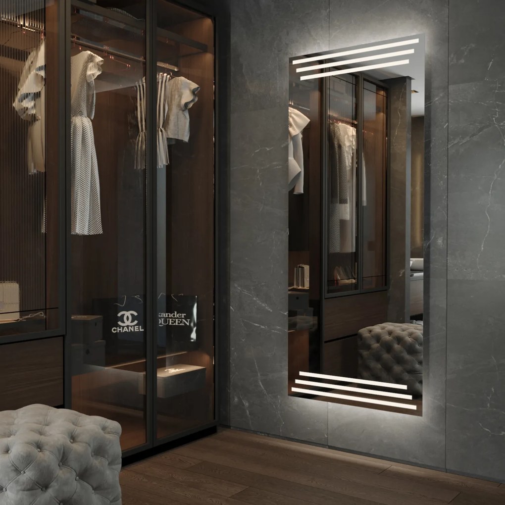 Specchio con illuminazione LED  M17