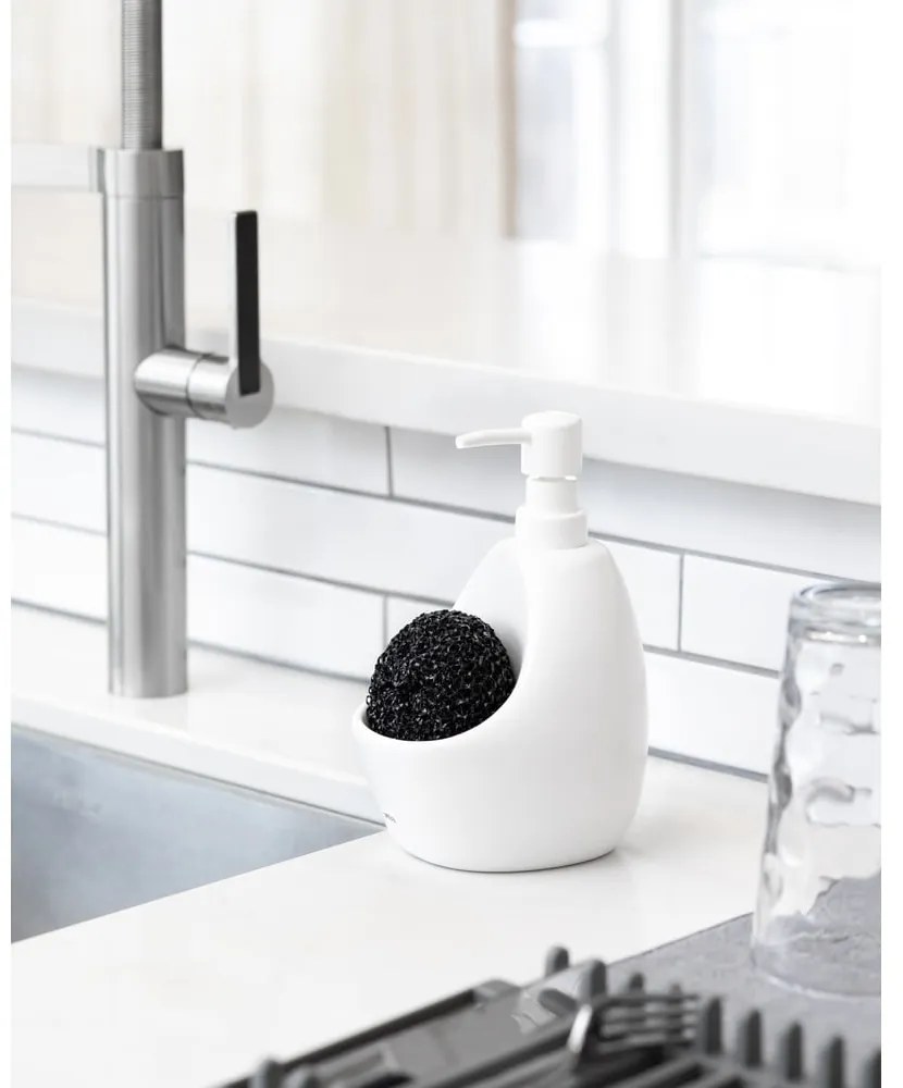 Dispenser per sapone bianco in ceramica 590 ml Joey – Umbra