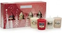 Set 4 ceri votivi Natale Yankee Candle in confezione regalo