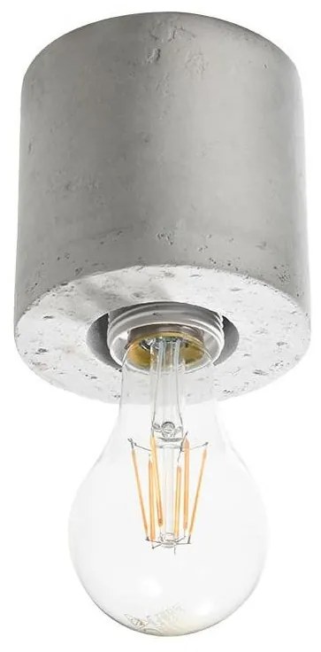 Plafoniera SALGADO 1xE27/60W/230V concrete